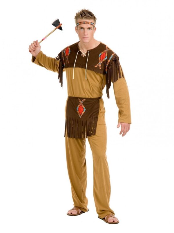 Native American  Brave Men's Costume