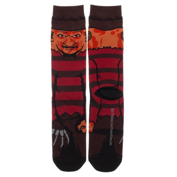 A Nightmare on Elm St. Freddy 360 Character Crew Socks
