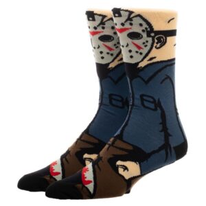 Friday the 13th Jason Voorhees 360 Character Crew Socks