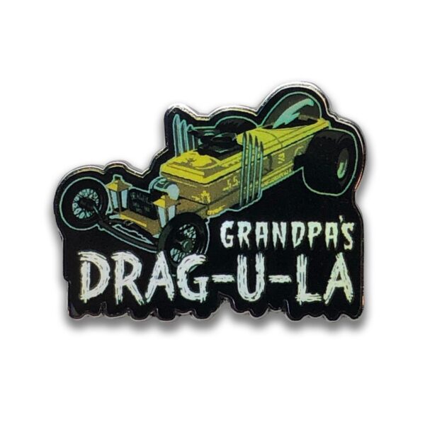 The Munsters Granpa's Drag-u-la Enamel Pin