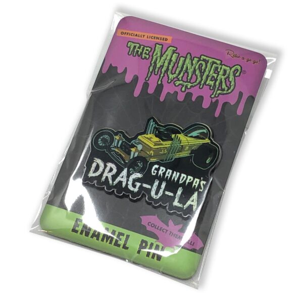 The Munsters Granpa's Drag-u-la Enamel Pin