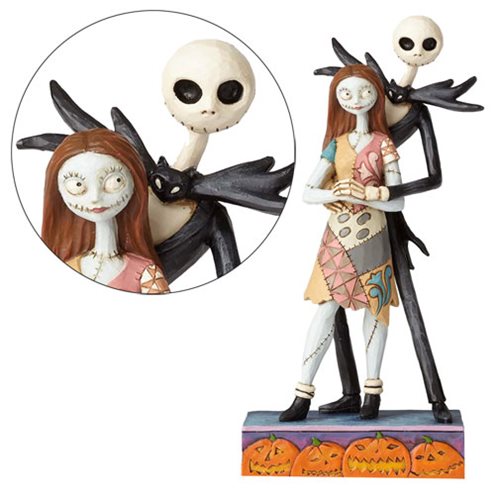 Nightmare Before Christmas Jack and Sally Fated Romance Statue