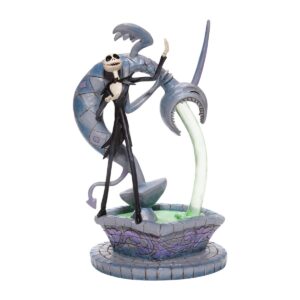 Disney Traditions Nightmare Before Christmas Jack Skellington on Fountain Statue by Jim Shore