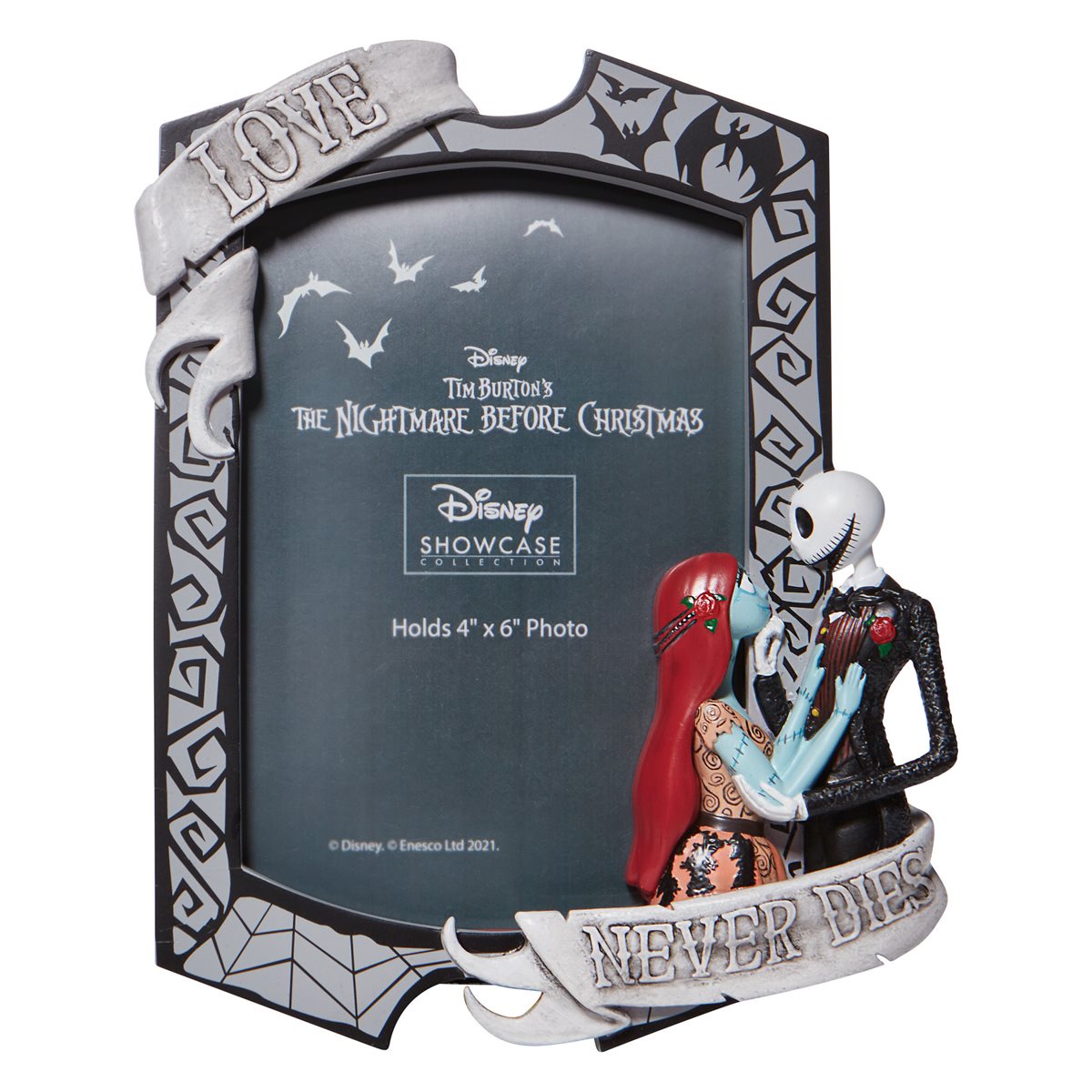 Disney Showcase Nightmare Before Christmas Jack and Sally Picture Frame