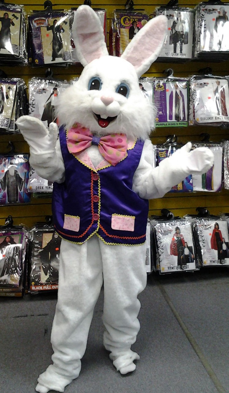 Deluxe   Easter Bunny with Purple Vest