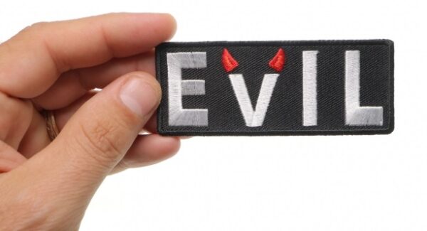 Evil Patch with Devil Horns
