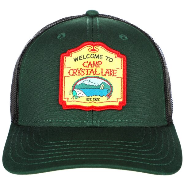 Friday The 13th Camp Crystal Lake Patch Trucker Hat