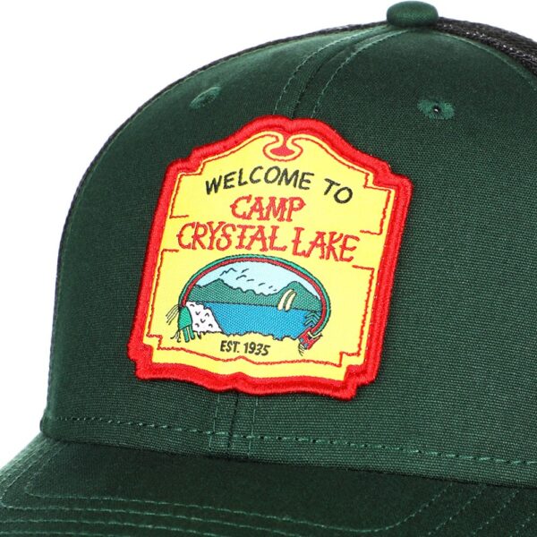 Friday The 13th Camp Crystal Lake Patch Trucker Hat