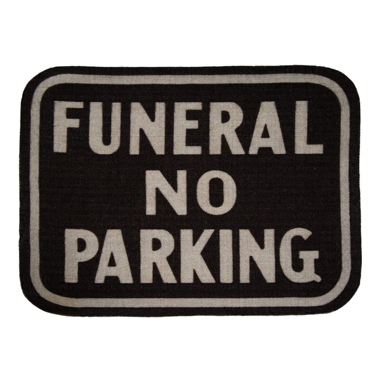 Funeral No Parking Rug