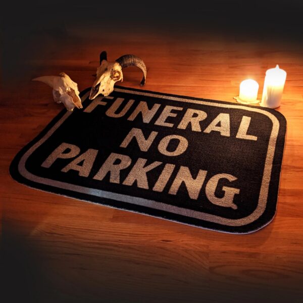 Funeral No Parking Rug