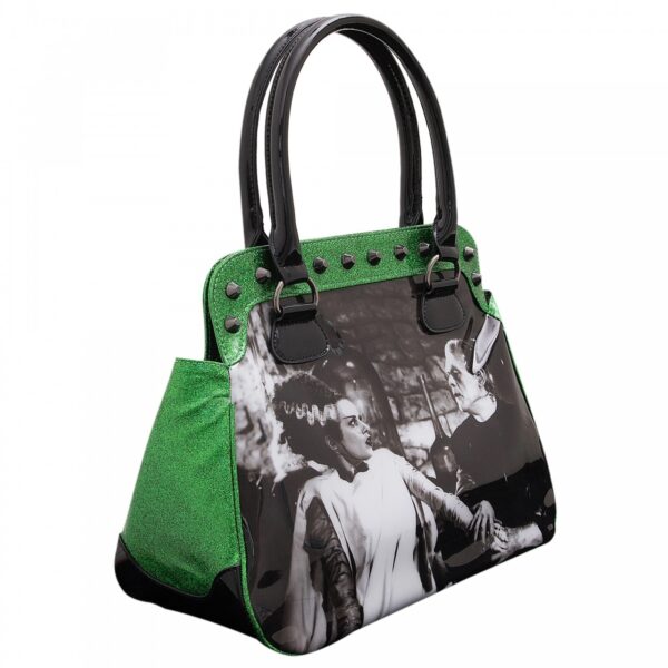 Green Glitter We Belong Dead Handbag