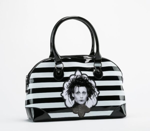 Edward Scissorhands Striped Handbag