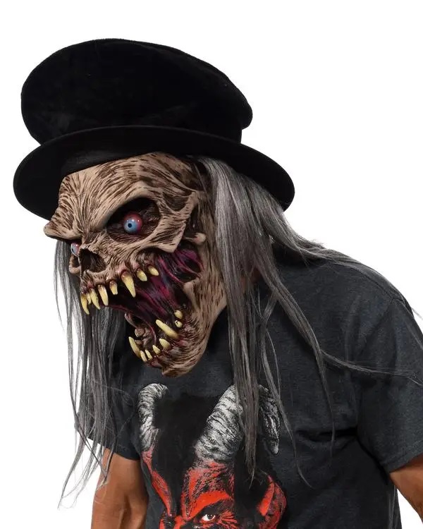 Hell-Oh Latex Mask with Hat