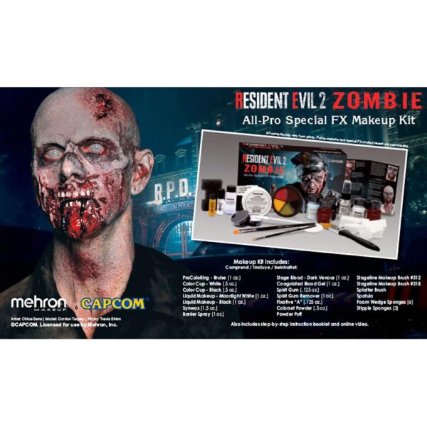 RESIDENT EVIL 2 ZOMBIE ALL-PRO MAKEUP KIT