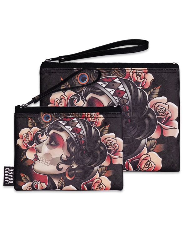 Gypsy Rose Pouch and Coin Purse Combo