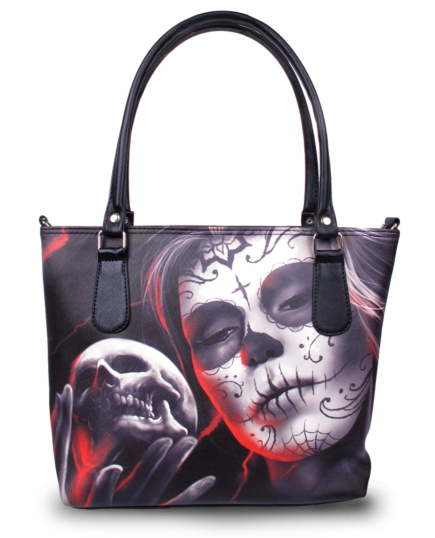 Eternal Sugar Skull Purse Tote - Screamers Costumes