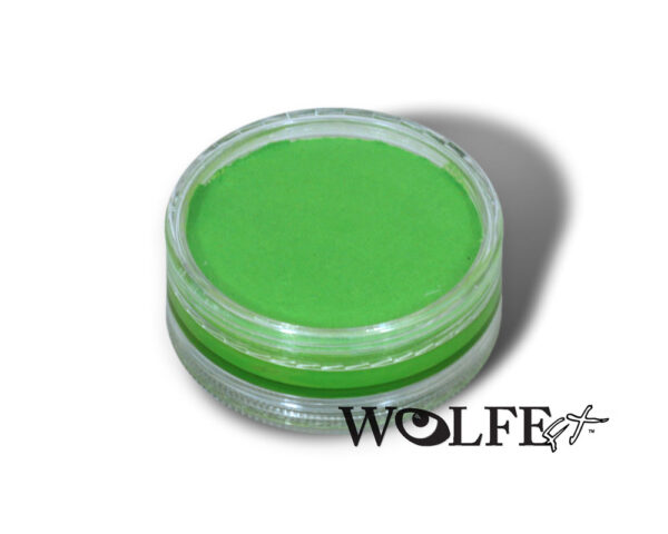 Light Green Hydrocolor Wolfe Face Art & FX