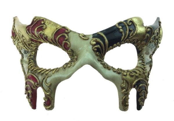 Venetian Mask with Music Notes