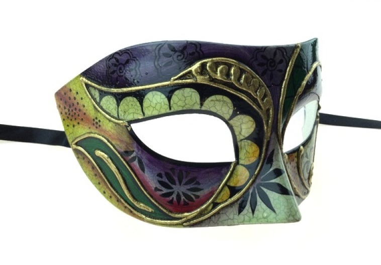 Multi Color Venetian Eye Mask