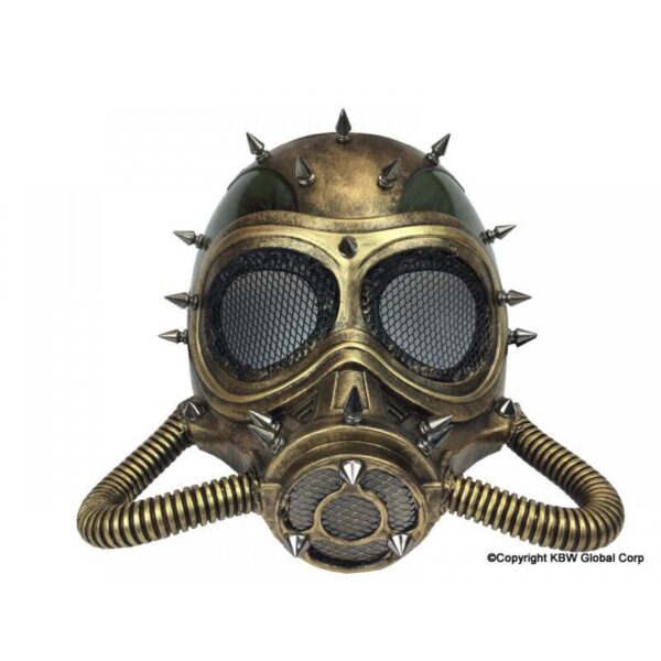 Steampunk Submarine Gold Gas Mask