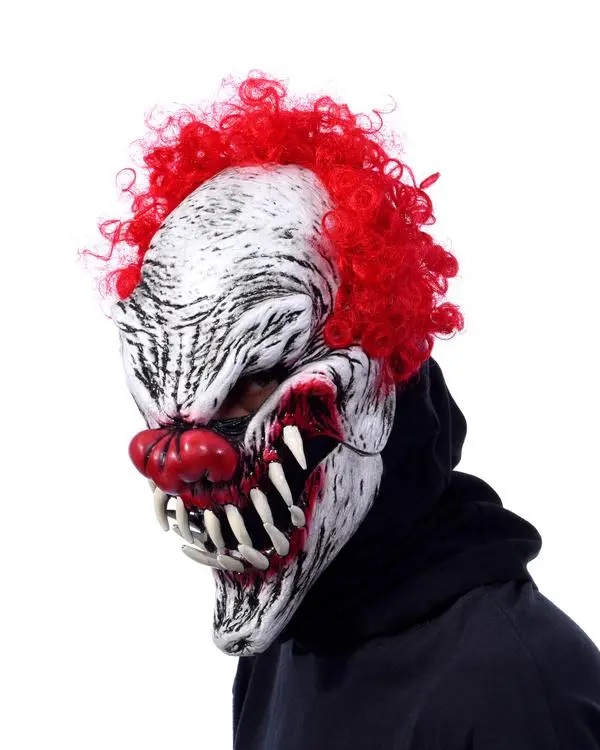 Last Laugh Evil Clown Latex Mask