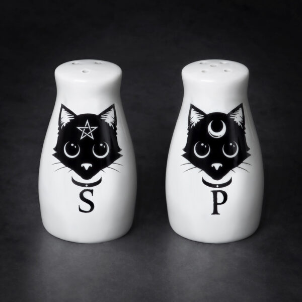 Black Cats Salt and Pepper Shaker Set