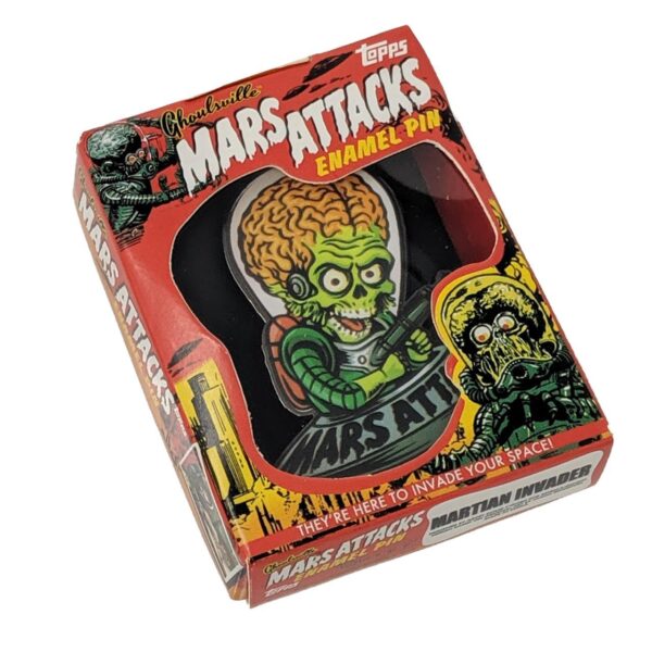 Mars Attacks Cartoon Invader Enamel Pin