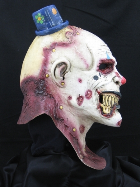 Mime Zack Evil Clown Latex Mask