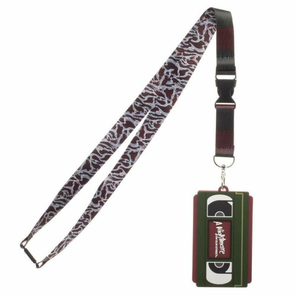 A Nightmare on Elm Street: Molded Rubber VHS Lanyard w/ ID Badge Holder