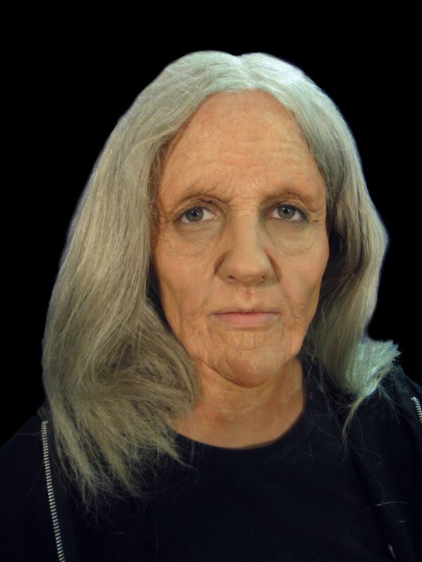 Old Woman Foam Latex Prosthetic Mask