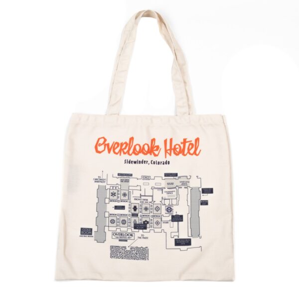 Overlook Hotel Map Canvas Tote