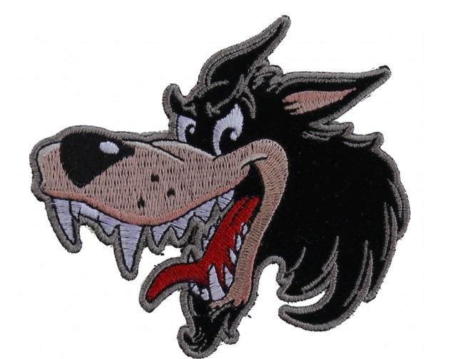 Cartoon Wolf Patch