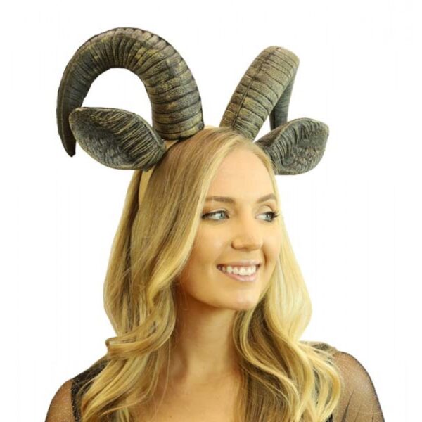 Ram Horns on Headband