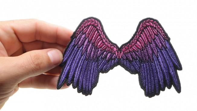 Beautiful Angel Wings in Pink Patch