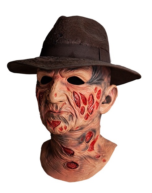 A Nightmare on Elm Street - Deluxe Freddy Krueger Mask with Fedora Hat