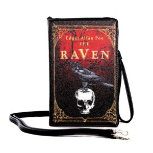 The Raven Vintage Book Clutch