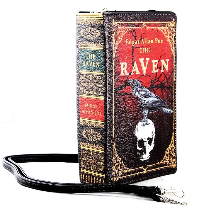 The Raven Vintage Book Clutch