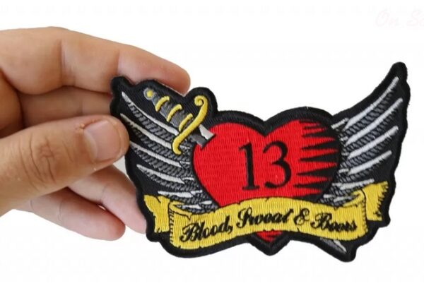 Rockabilly Tattoo Heart Patch