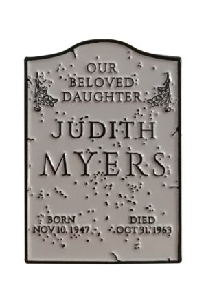 Halloween 1978 Judith Myers Tombstone Enamel Pin