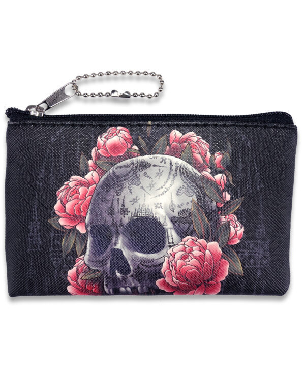 Sak Yant Skull Shoulder Tote Bag Purse