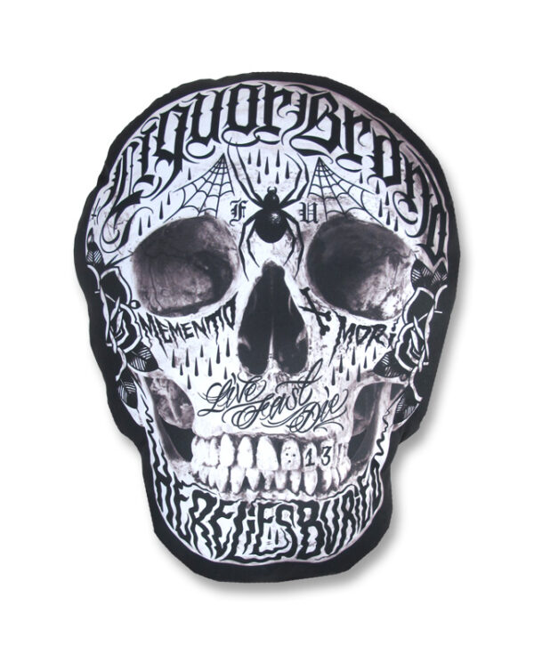 Tat Skull Pillow