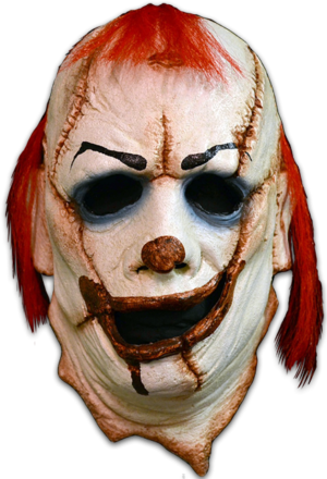 Clown Skinner Front Face Latex Mask