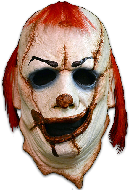 Clown Skinner Front Face Latex Mask