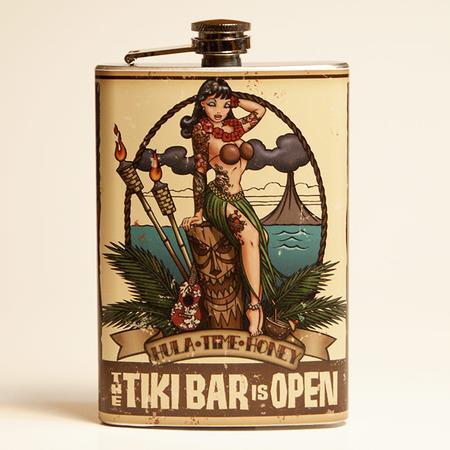 Tiki Bar is Open Flask