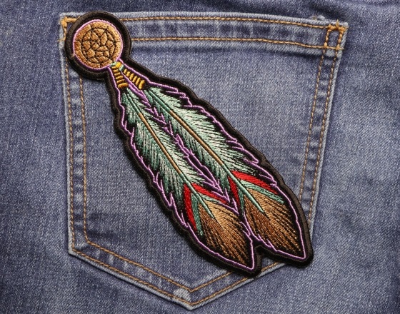 Tribal Feathers Patch