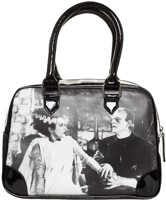 The Bride Of Frankenstein "We Belong Dead" Bowler Handbag