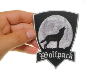 Wolfpack Patch with Howling Wolf
