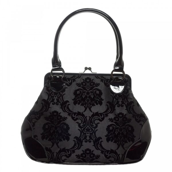 Mistress Kisslock Bag in Black