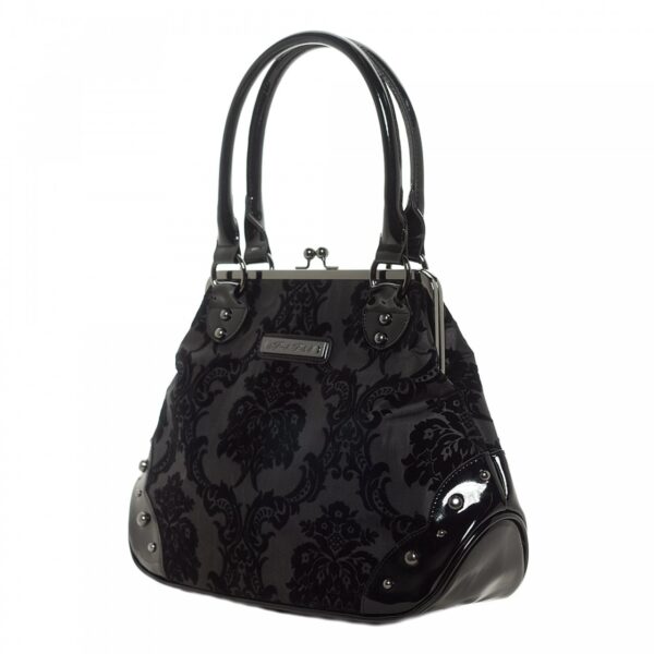 Mistress Kisslock Bag in Black