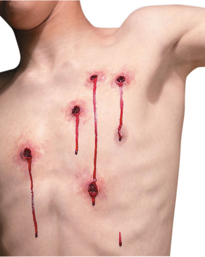 Bullet Wounds Latex Prosthetic